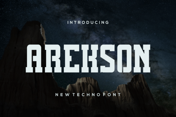 Arekson Font: A Bold Serif Typeface for Business Branding