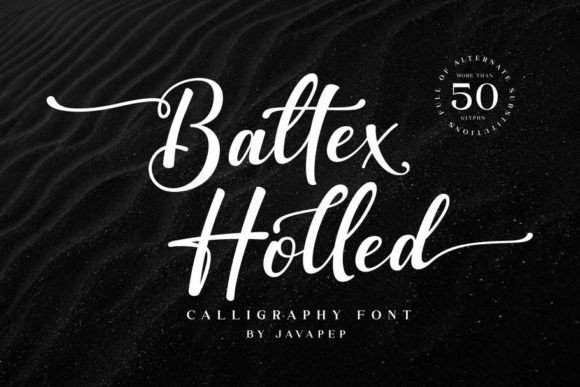 Baltex Holled: A Modern Calligraphy Font for Creative Design
