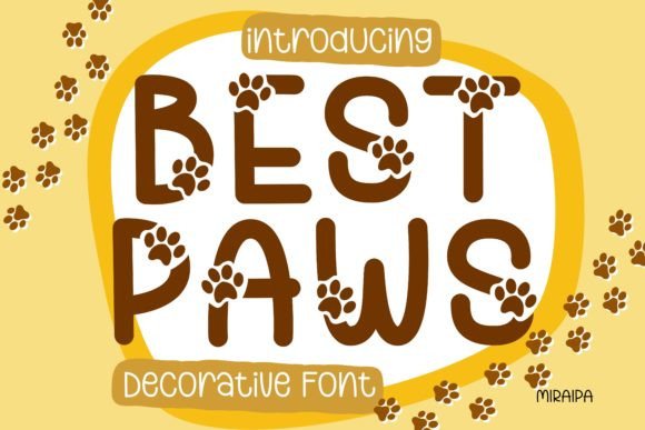 Best Paws: A Friendly Handwritten Font for Small Business Branding