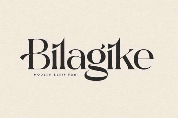Bilagike: A Modern Serif Font for Elegant Branding Projects