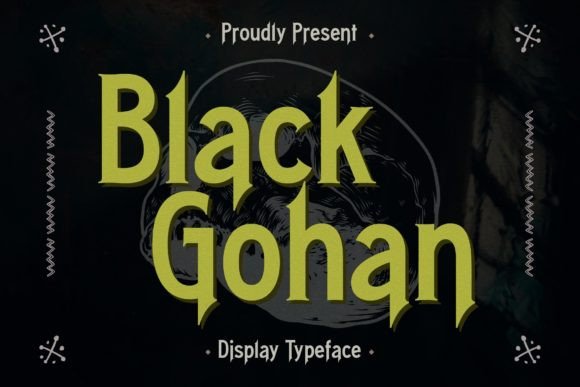 Black Gohan: A Versatile Serif Font for Crafters and Product Designers