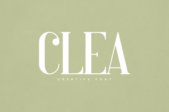Clea: A Serif Font That Elevates Handmade Branding and Product Design