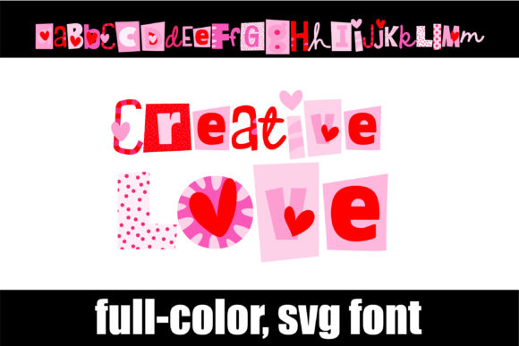 Creative Love: A Color Font That Elevates Small Business Branding