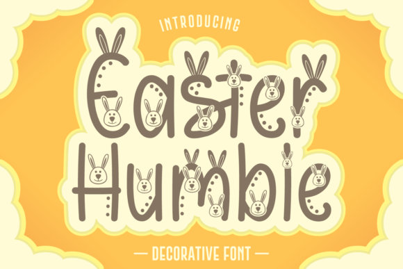 Easter Humble Font: A Playful Easter-Inspired Typeface for Small Business Branding