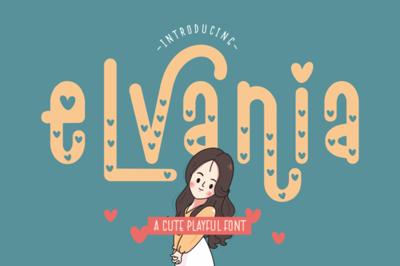 Elvania: A Sweet Decorative Font for Love-Filled Branding and Campaigns