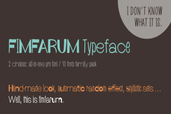Fimfarum: A Stencil Font That Adds Charm to Handmade Packaging and Printables