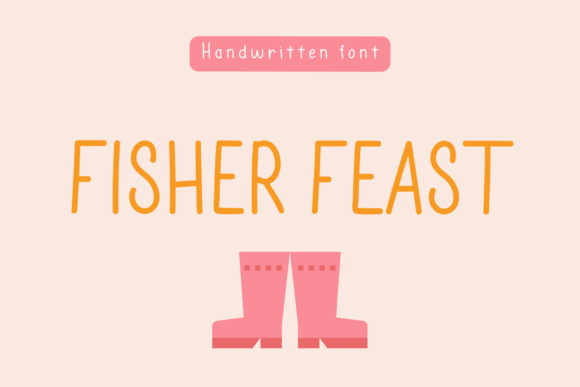 Fisher Feast: A Handwritten Font for Business Branding and Design