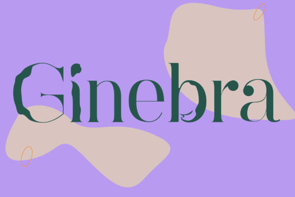 Ginebra: Elevating Brand Identity with a Fashion-Forward Serif Font