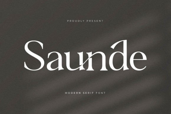 How Saunde Font Elevates Luxury Branding and Campaign Design