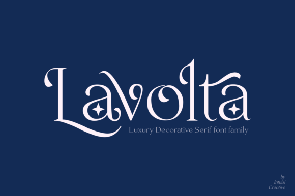 Lavolta: A Modern Serif Font for Elegant Web Design and Branding
