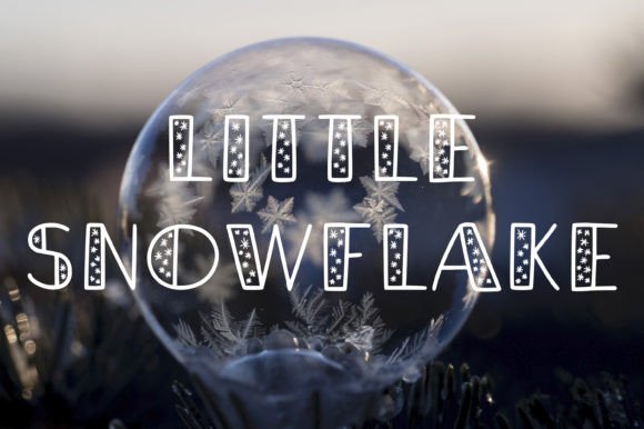 Little Snowflake: A Festive Decorative Font for Campaign Designs