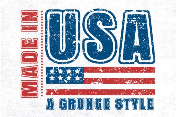 Made in Usa Font: Retro Style with Modern Impact