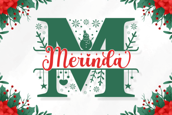 Merinda: A Dazzling Decorative Font for Handmade Labels, Invitations, and More