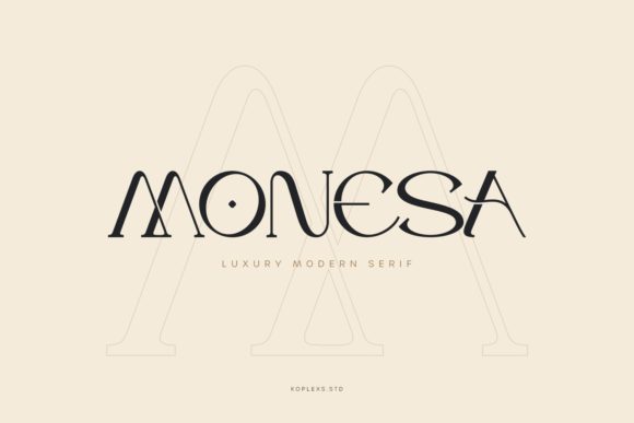Monesa: An Elegant Serif Font for Timeless Editorial Design