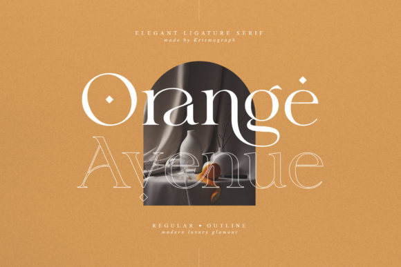 Orange Avenue: A Delicate Serif Font for Magical Designs