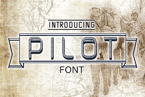 Pilot: A Decorative Ribbon Font That Elevates Handmade Design