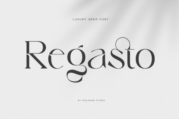 Regasto: A Modern Serif Font for Elegant Branding Projects