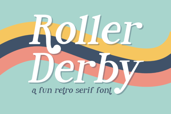 Roller Derby: A Retro Serif Font for Stylish Branding Projects