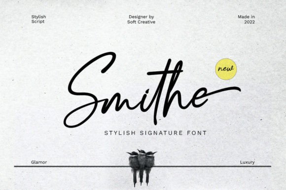 Smithe Signature: A Thin Handwritten Font for Elegant Branding