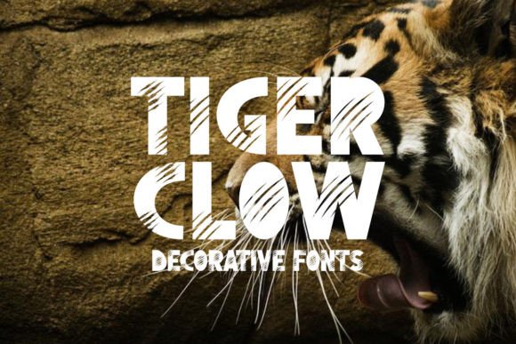 Tiger Clow: A Wildly Decorative Font for Bold Campaign Graphics