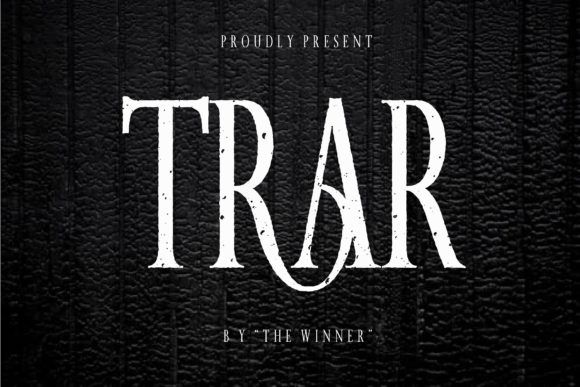 Trar: A Vintage Serif Font for Editorial Design and Brand Typography