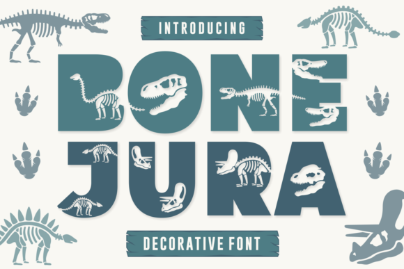 Using Bone Jura: A Dinosaur-Themed Decorative Font for Playful Web Design